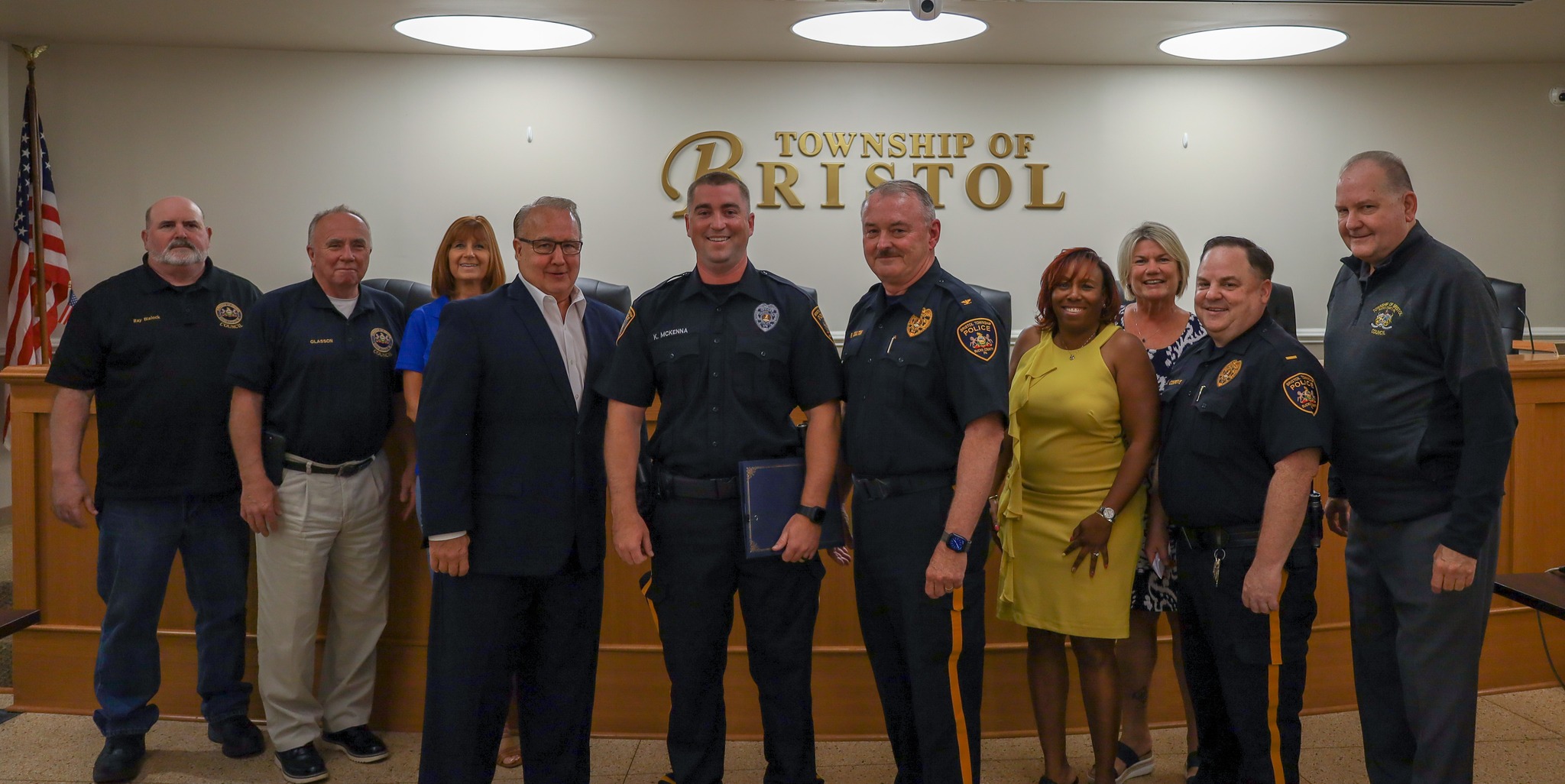 2 Bristol Twp Police Officers Honored for Valor - Lower Bucks Source