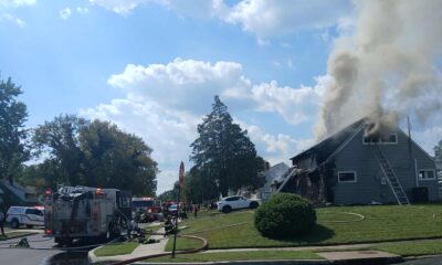 fire wrecked a home