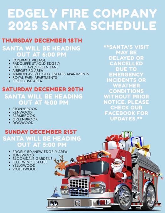 Edgely Santa Run 2025