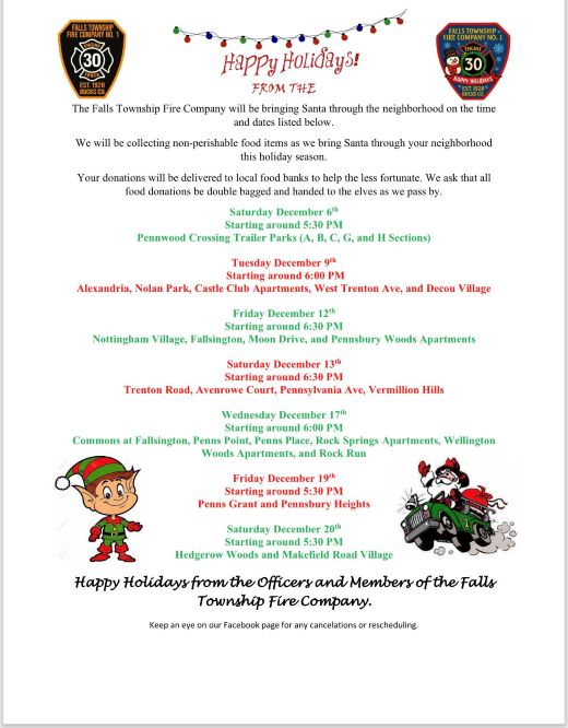 Falls Township Fire Co Santa Run 2025 A